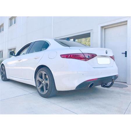 Aragon Vertically Detachable Towbar for Alfa Romeo GIULIA 2015 Onwards (Except Veloce and Quadrifoglio)