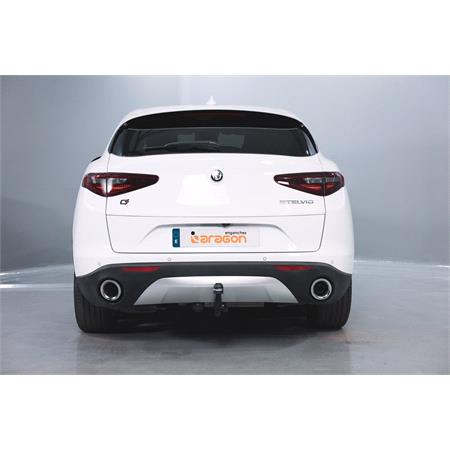 Aragon Vertically Detachable Towbar for Alfa Romeo STELVIO 2016 Onwards (Except Quadrifoglio)