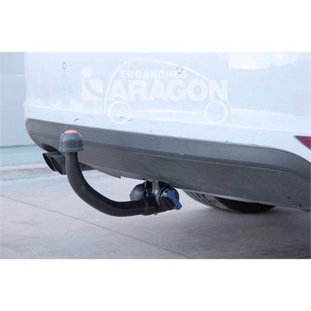 Aragon Vertically Detachable Towbar for Skoda SUPERB 2008 to 2015