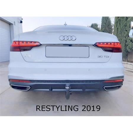 Aragon Vertically Detachable Towbar for Audi A4 2015 Onwards