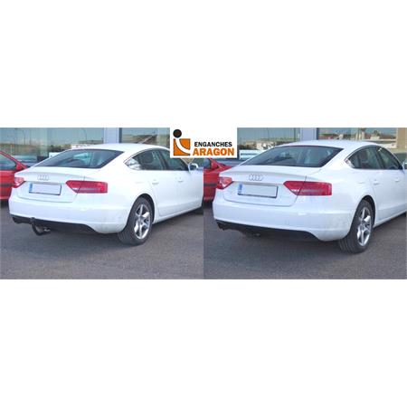 Aragon Vertically Detachable Towbar for Audi A5 Coupe 2007 to 2016