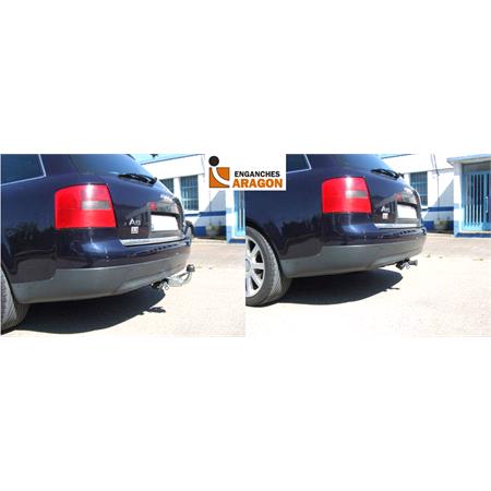 Aragon Horizontaly Removable Towbar for Audi A6 1997 to 2004