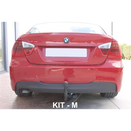 Aragon Vertically Detachable Towbar for BMW 1 Series 3 Door 2004 to 2012