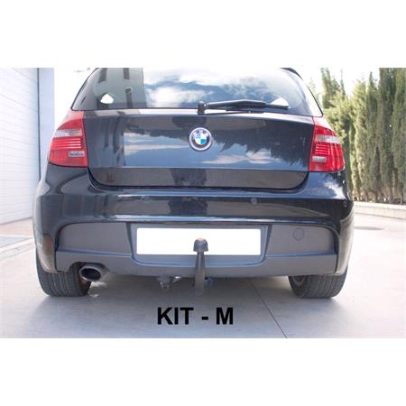 Aragon Vertically Detachable Towbar for BMW 1 Series 3 Door 2004 to 2012
