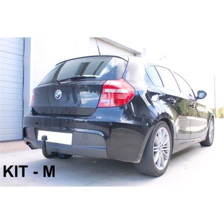 Aragon Vertically Detachable Towbar for BMW 1 Series 3 Door 2004 to 2012