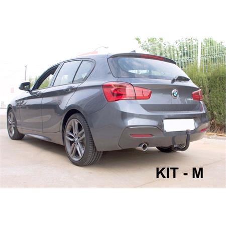 Aragon Vertically Detachable Towbar for BMW 1 Series 5 Door 2011 to 2019 (Except M Pack 2011 to 2014)