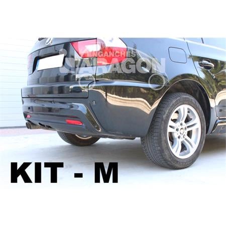 Aragon Vertically Detachable Towbar for BMW X3 2004 to 2010