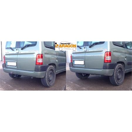 Aragon Horizontaly Removable Towbar for Citroen BERLINGO Multispace 2008 to 2018
