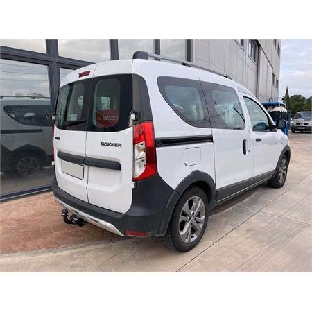 Aragon Horizontaly Removable Towbar for Dacia DOKKER Express 2012 to 2021