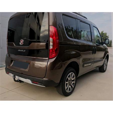 Aragon Horizontaly Removable Towbar for Opel COMBO van 2012 to 2017