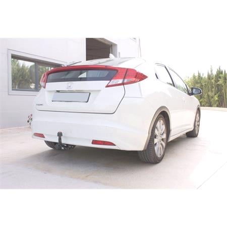 Aragon Swan Neck Ball Towbar for Honda CIVIC VIII Hatchback 2005 to 2012