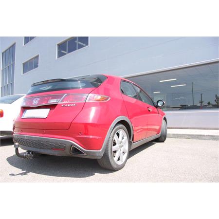 Aragon Horizontaly Removable Towbar for Honda CIVIC IX 2012 to 2014