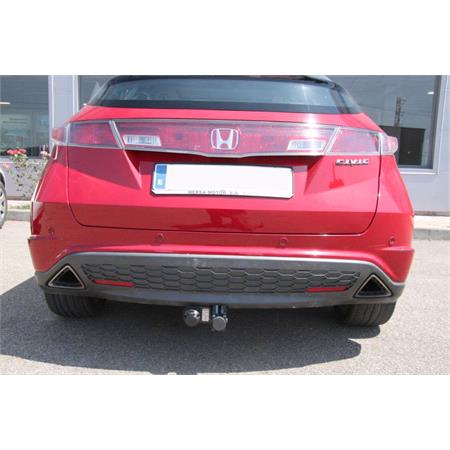 Aragon Horizontaly Removable Towbar for Honda CIVIC IX 2012 to 2014