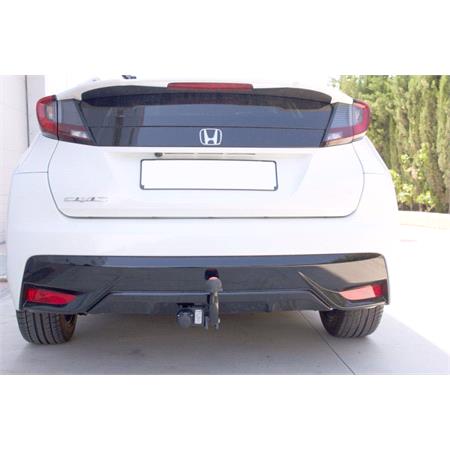 Aragon Swan Neck Ball Towbar for Honda CIVIC IX 2015 to 2016