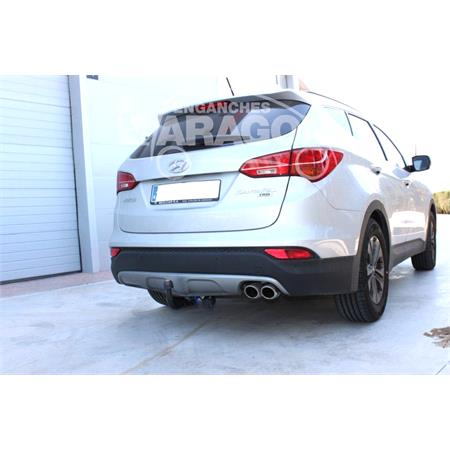 Aragon Vertically Detachable Towbar for Hyundai SANTA FE III 2012 to 2018 (Except Grand Santa Fe)