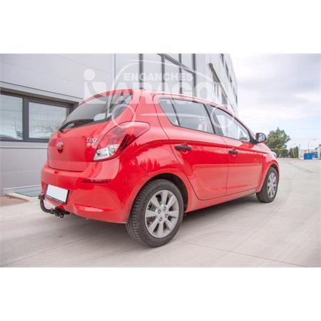 Aragon Horizontaly Removable Towbar for Hyundai i20, 2009 to 2014