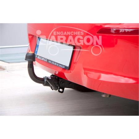 Aragon Horizontaly Removable Towbar for Hyundai i20, 2009 to 2014