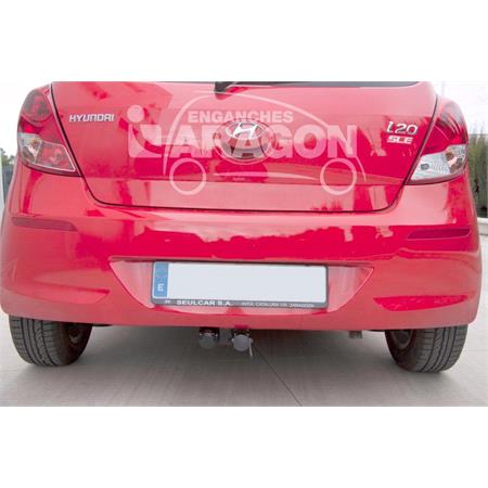 Aragon Horizontaly Removable Towbar for Hyundai i20, 2009 to 2014