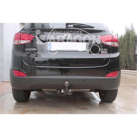 Aragon Horizontaly Removable Towbar for Hyundai ix35 2010 to 2015