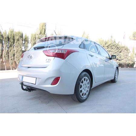 Aragon Horizontaly Removable Towbar for Hyundai i30 Coupe 2013 to 2017 (Except i30 turbo)