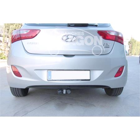 Aragon Horizontaly Removable Towbar for Hyundai i30 Coupe 2013 to 2017 (Except i30 turbo)