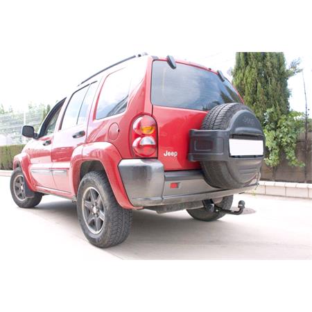 Aragon Swan Neck Ball Towbar for Jeep CHEROKEE 2001 to 2008