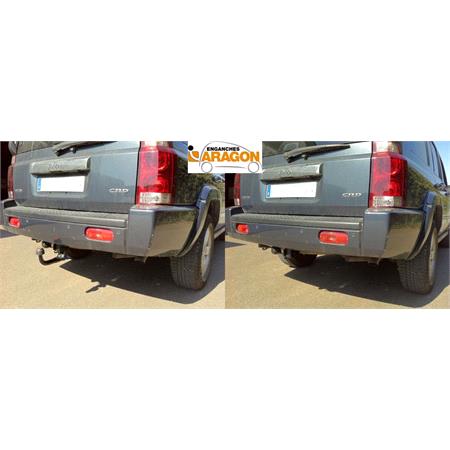 Aragon Vertically Detachable Towbar for Jeep GRAND CHEROKEE III 2005 to 2010