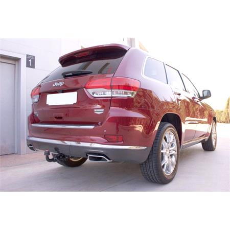 Aragon Horizontaly Removable Towbar for Jeep GRAND CHEROKEE IV 2011 to 2022 (without AdBlue Tank)