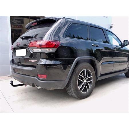 Aragon Vertically Detachable Towbar for Jeep GRAND CHEROKEE IV 2011 to 2022 (without AdBlue Tank)