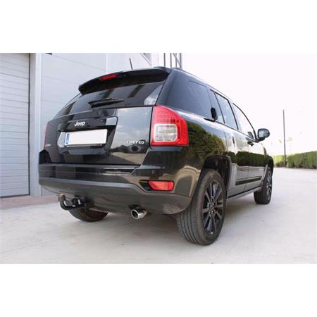 Aragon Swan Neck Ball Towbar for Jeep COMPASS 2011 to 2016
