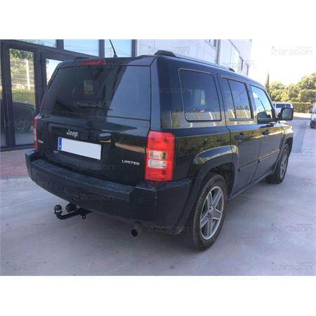 Aragon Swan Neck Ball Towbar for Jeep COMPASS 2011 to 2016