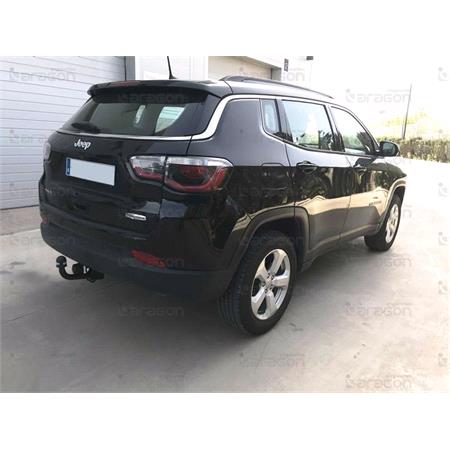 Aragon Swan Neck Ball Towbar for Jeep COMPASS 2017 to 2025 (Including Trailhawk / Plug in Hybrid)