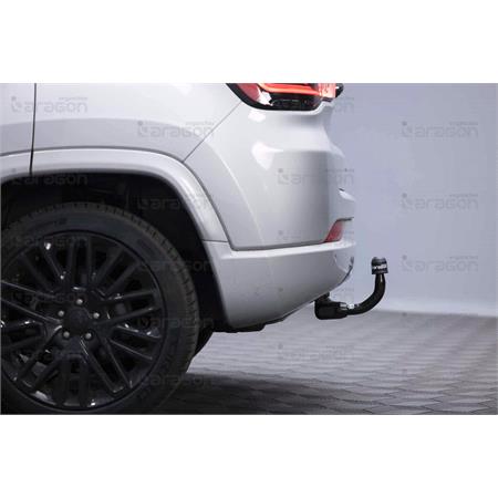 Aragon Vertically Detachable Towbar for Jeep COMPASS 2017 to 2025 (Including Trailhawk / Plug in Hybrid)