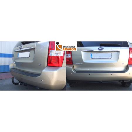Aragon Vertically Detachable Towbar for Kia Carnival 2006 to 2014