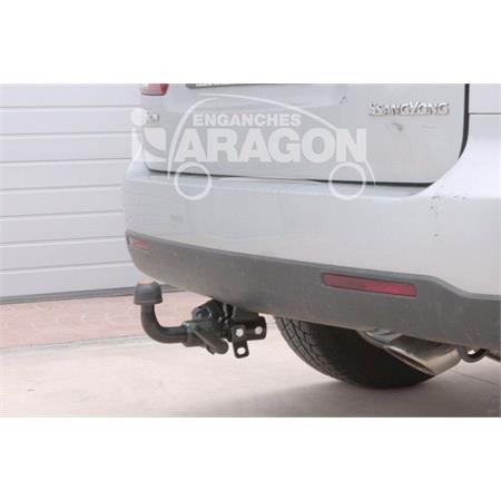 Aragon Horizontaly Removable Towbar for Ssangyong KYRON 2005 to 2014