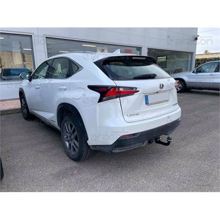 Aragon Vertically Detachable Towbar for Lexus NX 300h, 2014 to 2020