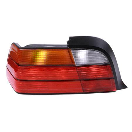 Left Rear Lamp (Coupé, Amber Indicator, Without Check Control, Original Equipment) for BMW 3 Series Convertible 1992 1999