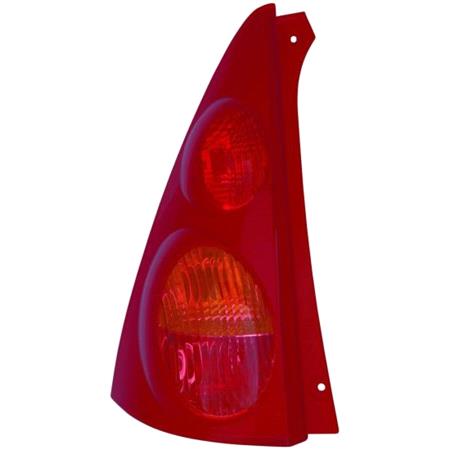 Left Rear Lamp (With Reversing Lamp, Supplied With Bulbholder, Original Equipment) for Peugeot 107 2005 on