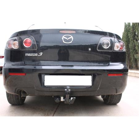 Aragon Horizontaly Removable Towbar for Mazda 3 Saloon 2003 to 2009