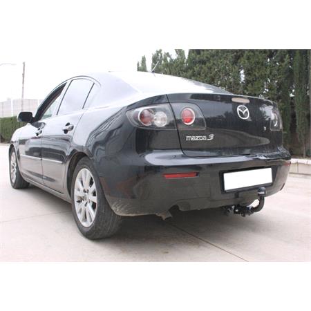 Aragon Horizontaly Removable Towbar for Mazda 3 Saloon 2003 to 2009