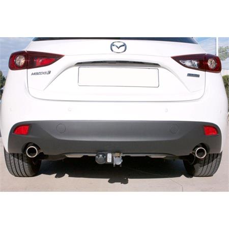Aragon Horizontaly Removable Towbar for Mazda 3 2013 to 2018