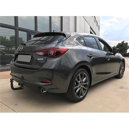 Aragon Vertically Detachable Towbar for Mazda 3 2013 to 2018