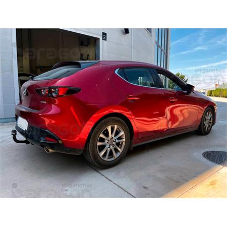 Aragon Swan Neck Ball Towbar for Mazda 3 Hatchback 2018 Onwards