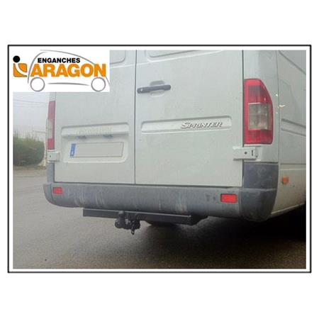 Aragon Swan Neck Ball Towbar for Mercedes SPRINTER 3 t van 1995 to 2006 (Models without Rear Step, 2.8 3.5T Wheelbase 3,550 4,025 mm)