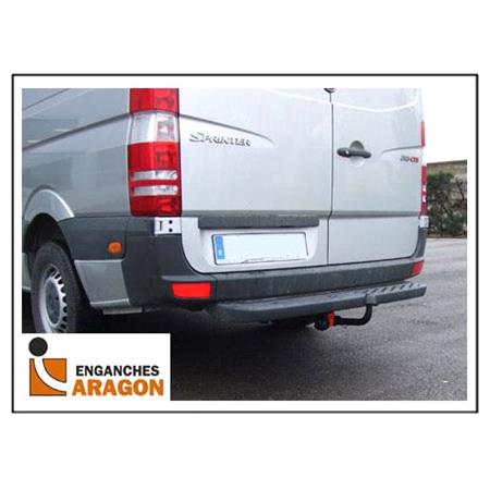 Aragon Swan Neck Ball Towbar for Mercedes SPRINTER 3,5 t van 2006 to 2018 (Except Twin Wheels) (Models with Rear Step, 3.0 5.0T Wheelbase 3250, 3665 and 4325 mm)