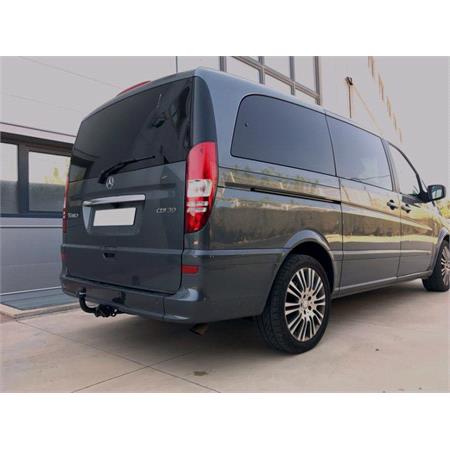 Aragon Horizontaly Removable Towbar for Mercedes VIANO 2003 to 2014