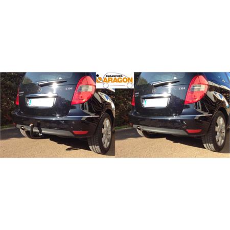Aragon Vertically Detachable Towbar for Mercedes A CLASS 2004 to 2012