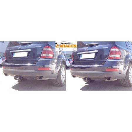 Aragon Horizontaly Removable Towbar for Mercedes GL CLASS 2006 to 2012 (Except AMG Engine)