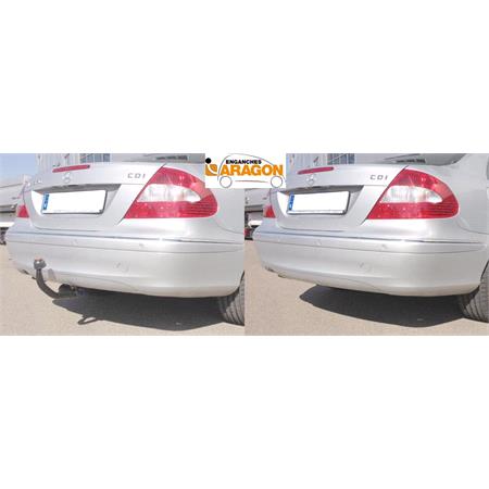 Aragon Vertically Detachable Towbar for Mercedes CLK 2002 to 2009 (Including AMG Kit) (Except AMG Engine / Cabrio)