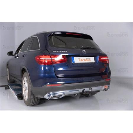 Aragon Vertically Detachable Towbar for Mercedes GLC Coupe 2016 to 2023  (Except AMG Engine) (The automatic gate opening sensor must be relocated)